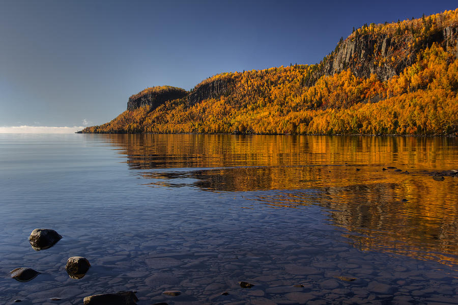 Fall Colours in the Squaw Bay II Photograph by Jakub Sisak
