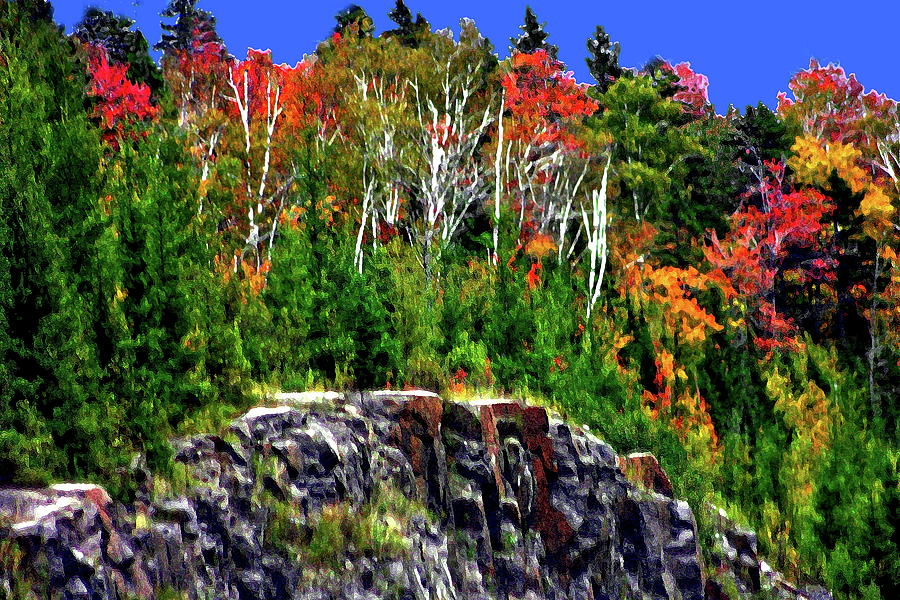 Fall In The Mountains Photograph by Burney Lieberman