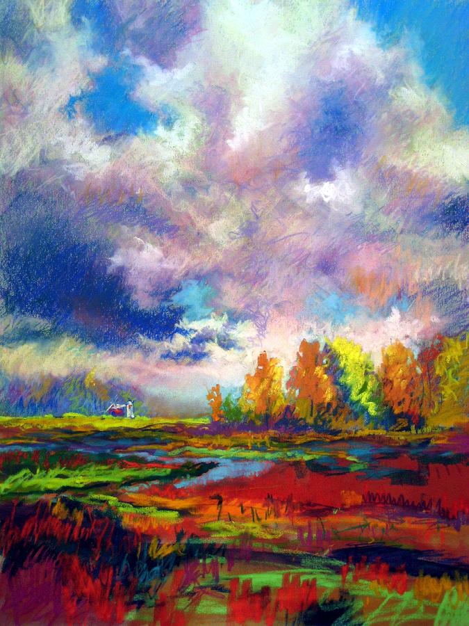 Landscape Pastel - Fall is in Fashion by Michael Pintar