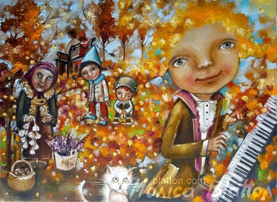 Fall Painting - Fall by Monica Blatton