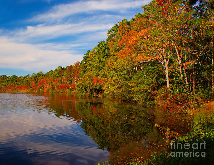 Fall Reflection Photograph by Nick Zelinsky Jr