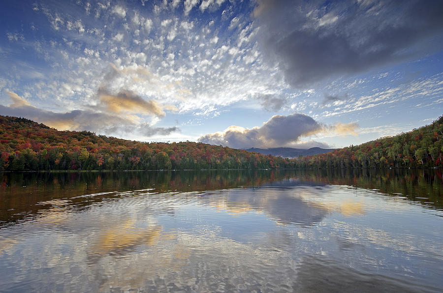 Fall Reflections At Heart Lake In Adirondack Park- New York Photograph ...