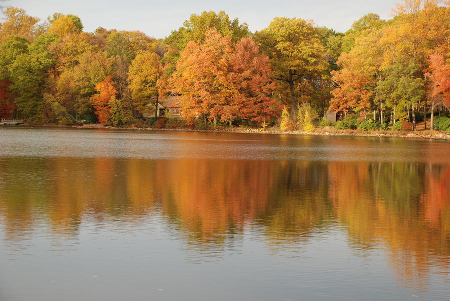 Fall Photograph - Fall reflections by Richard Bryce and Family