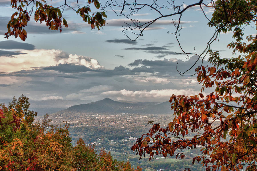 Fall View From Roanoke Mountain Photograph