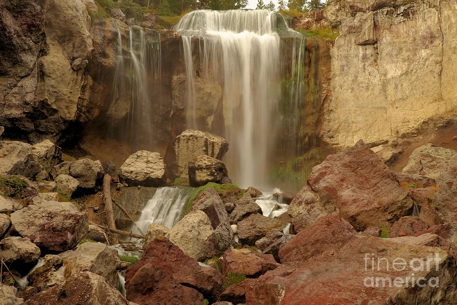 Paulina Falls Photograph - Falling Into The Canyon by Adam Jewell