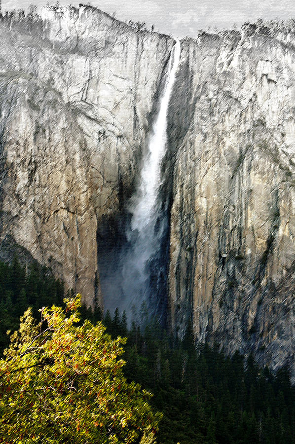 Falling Waters of Yosemite Photograph by Ellen Heaverlo