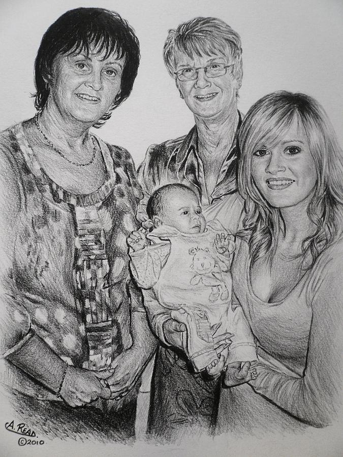 Family Commissions Painting by Andrew Read
