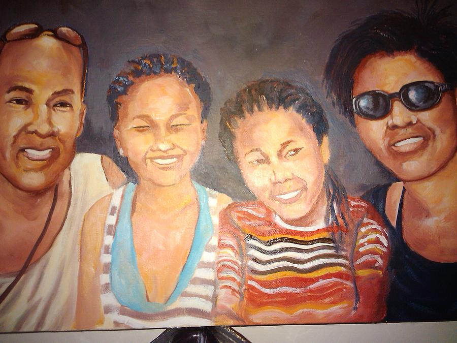 Portrait Painting - Family Portrait by Lennox Thom