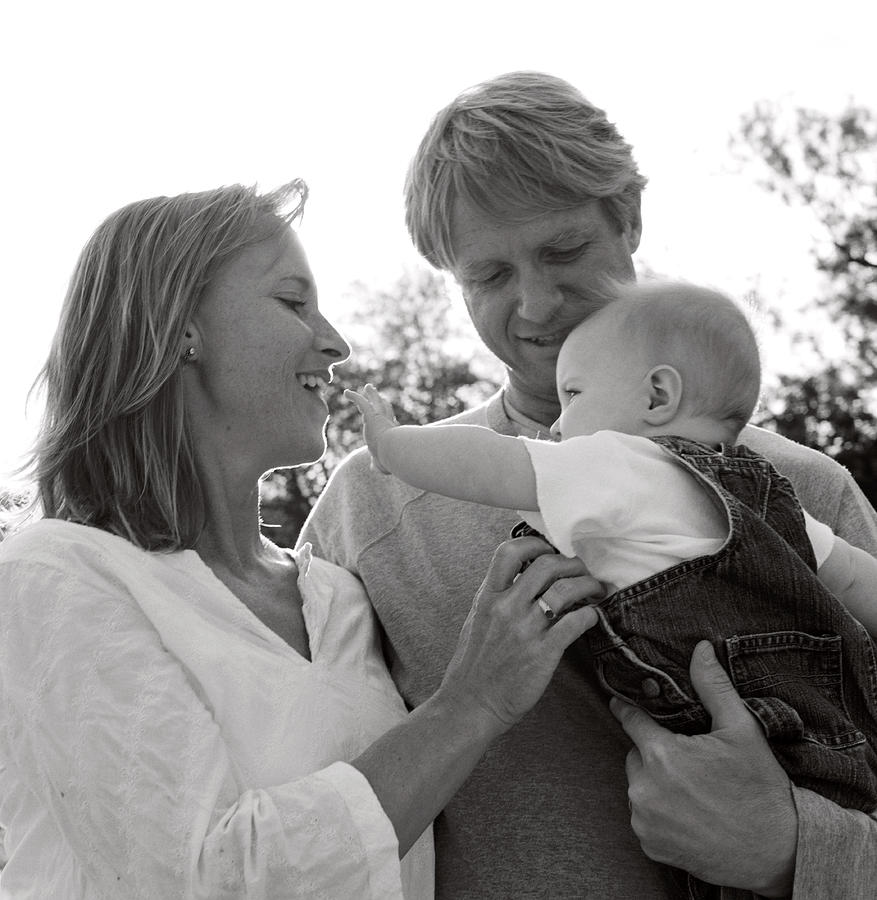Black And White Photograph - Family Portrait by Michelle Quance