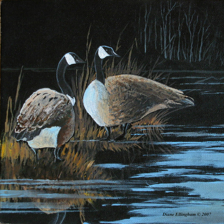 Family Way Painting by Diane Ellingham