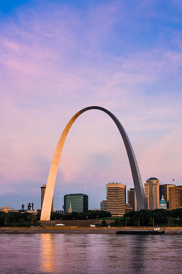 Famous Arch in St. Louis. Photograph by Semmick Photo