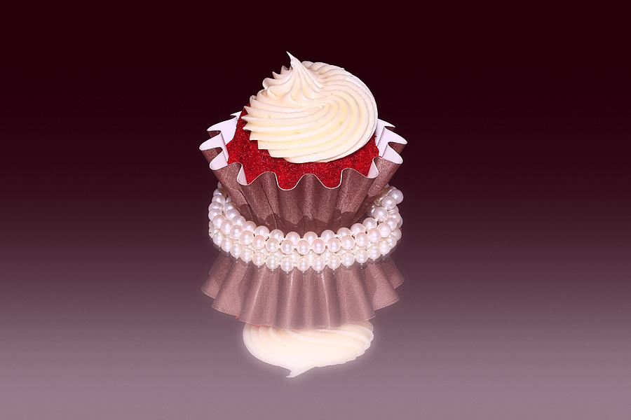 Fancy Red Velvet Cupcakes Photograph by Tracie Schiebel