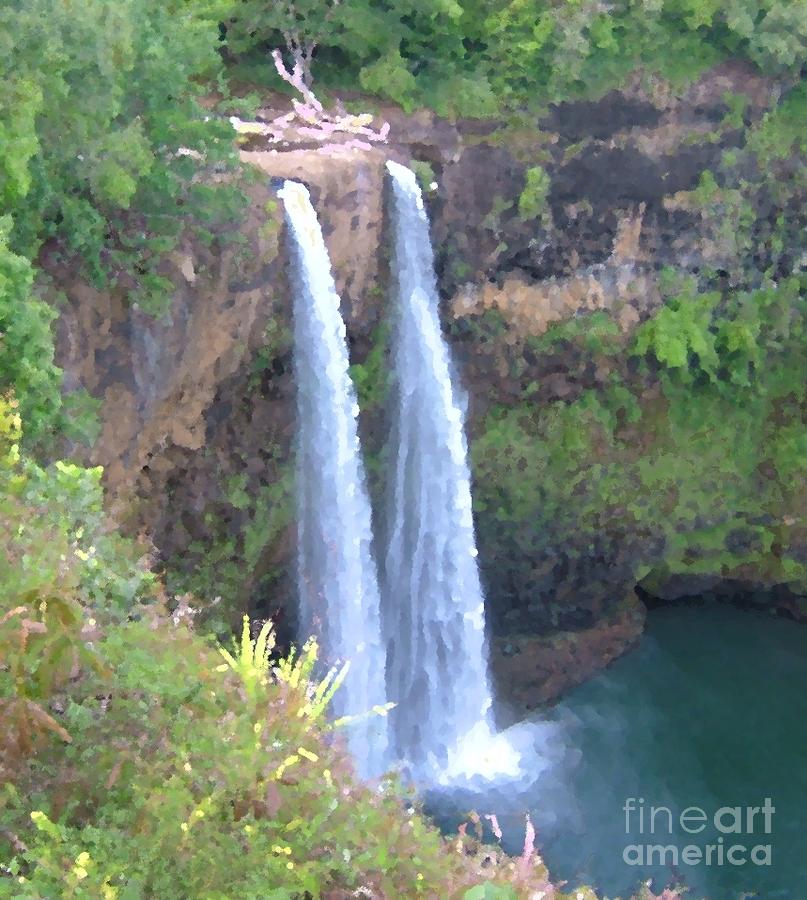 waterfall island