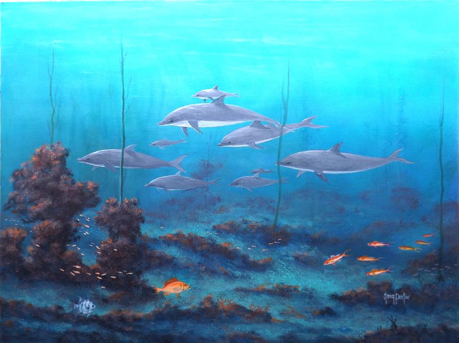 Fantasy Reef Painting by Gary Partin