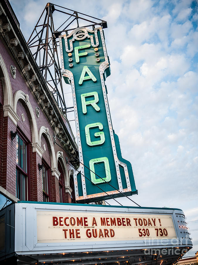 Fargo Theatre Sign Photo Photograph by Paul Velgos