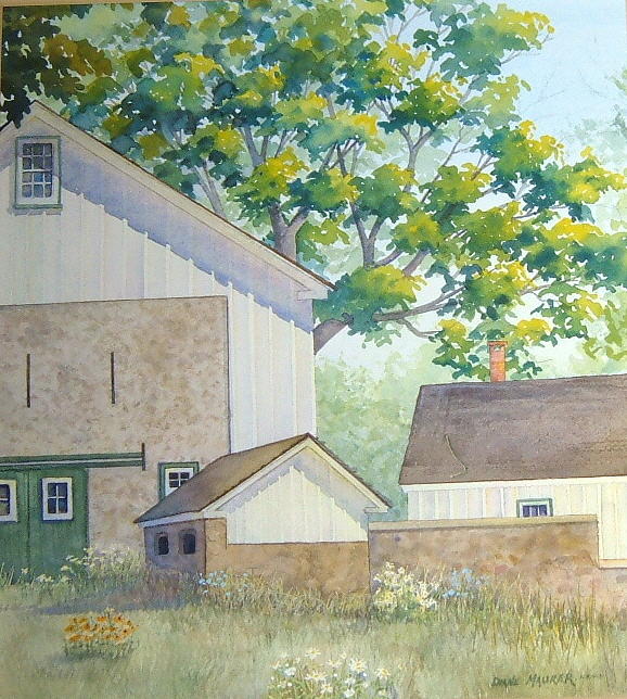 Farm In Summer Painting by Diane MAURER - Fine Art America