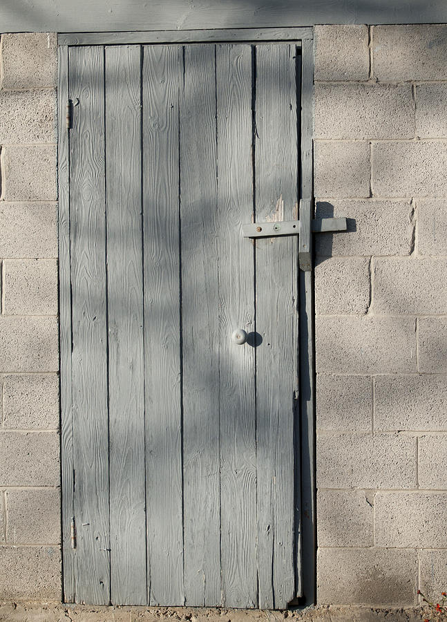 Farm Shed Door Photograph by Wilma  Birdwell