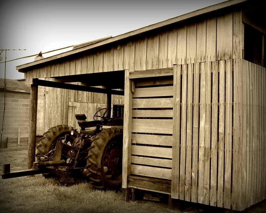 Farm Photograph - Farm Tractor by Trish Clark