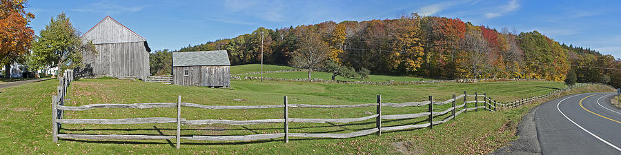 Farm with Split Rail Fence Photograph by Gregory Scott