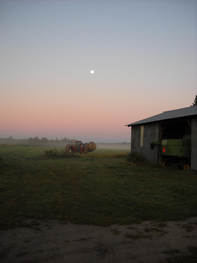Farm Work Before Sunrise Photograph by Kent Lorentzen