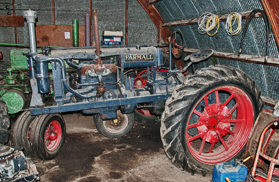 Farmall in HDR Photograph by Guy Whiteley