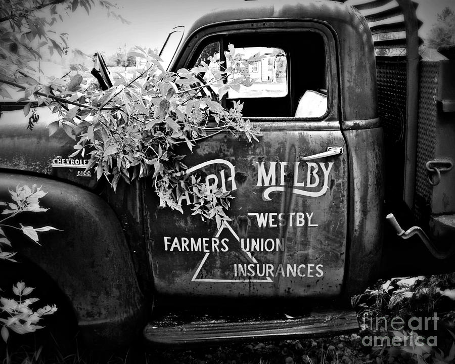 Truck Photograph - Farmers Union Truck 3 by Perry Webster