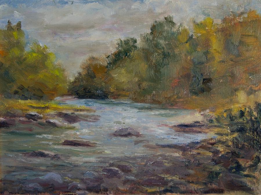 Farmington River September Painting by Edward White