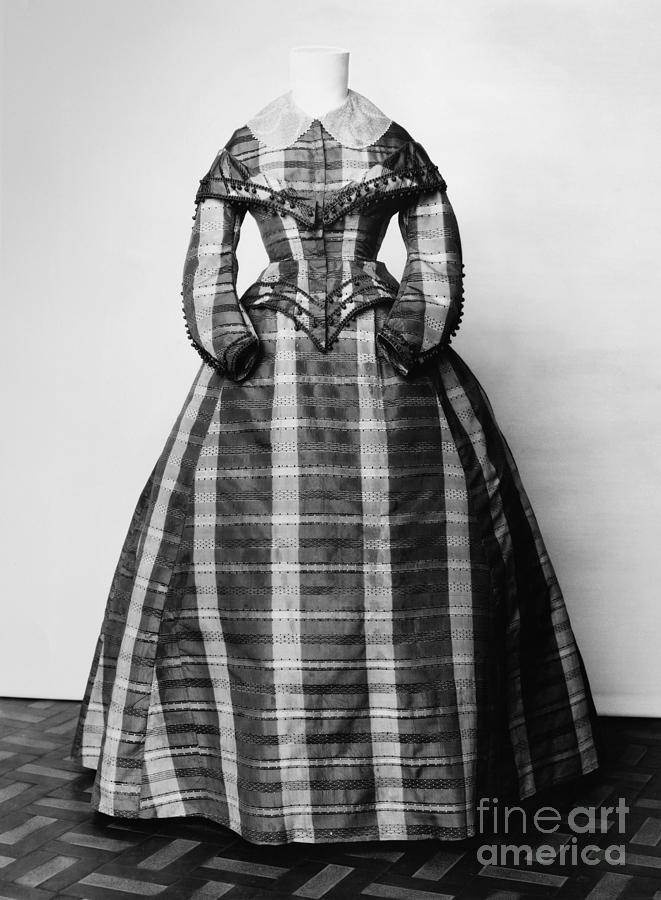 FASHION: DRESS, c1865 Photograph by Granger