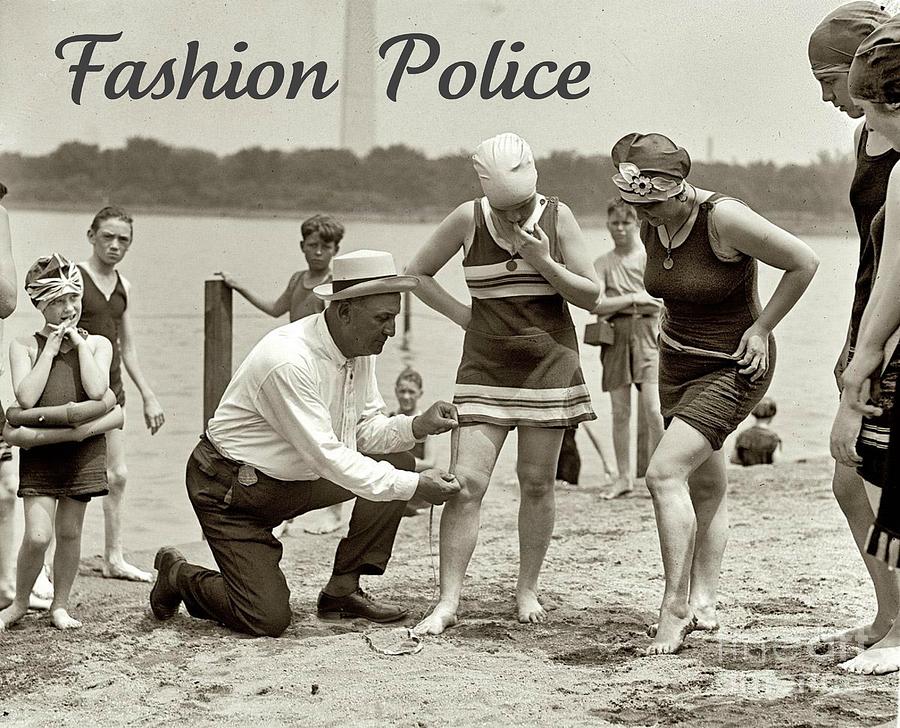 Fashion Police 1922 Photograph by Padre Art