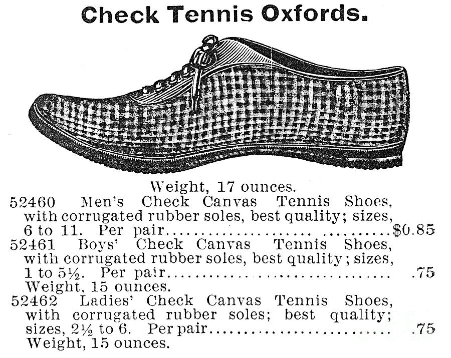 Tennis Photograph - Fashion: Sneakers, 1895 by Granger