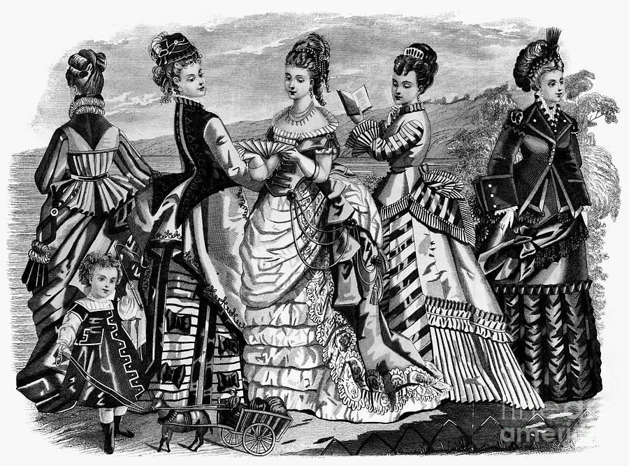 Fashion: Womens, 1874 Photograph by Granger
