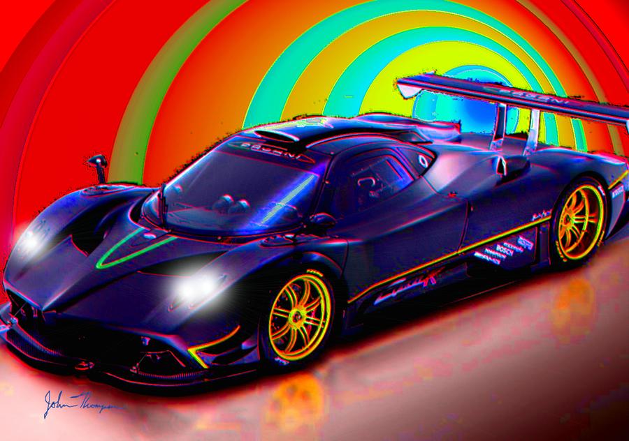 Fast Car Digital Art by John Thompson