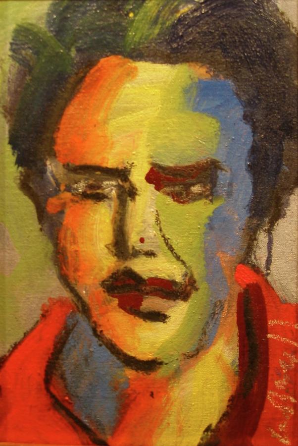 Fauvist Elvis Painting by Les Leffingwell