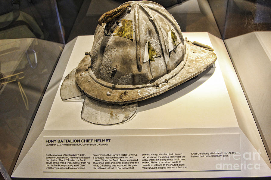 New York City Photograph - FDNY Chief Helmet by Chuck Kuhn