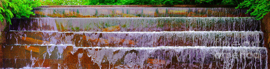 FDR Memorial Falls Panoramic Photograph by Jim Carrell