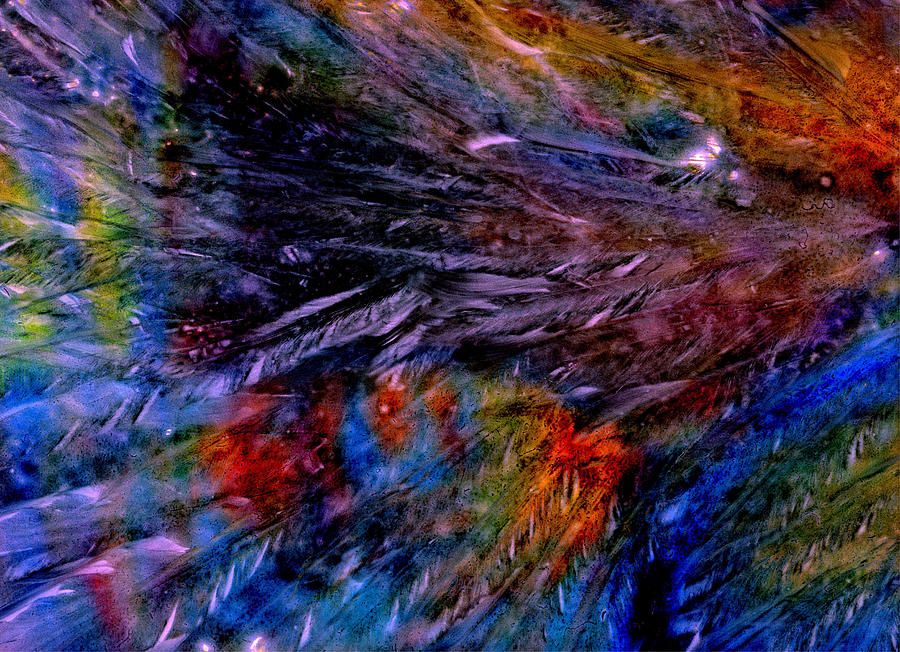 Feather Galaxy Painting by FeatherStone Studio Julie A Miller
