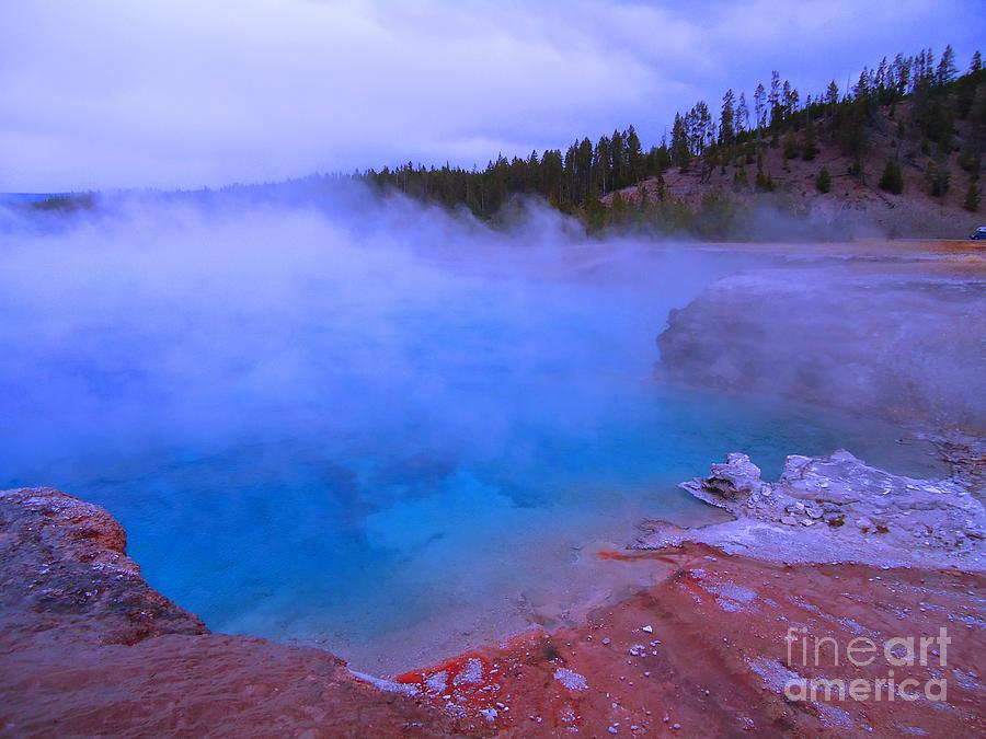 Feel the Heat in Yellowstone Photograph by Ann Johndro-Collins