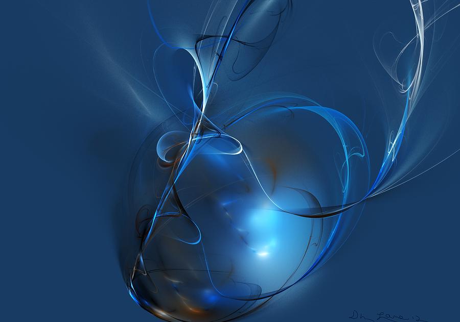 Feeling Blue Digital Art by David Lane