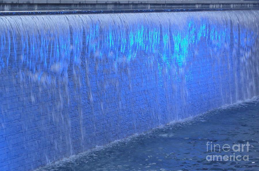 Fountain Photograph - Feeling Blue by David Peters