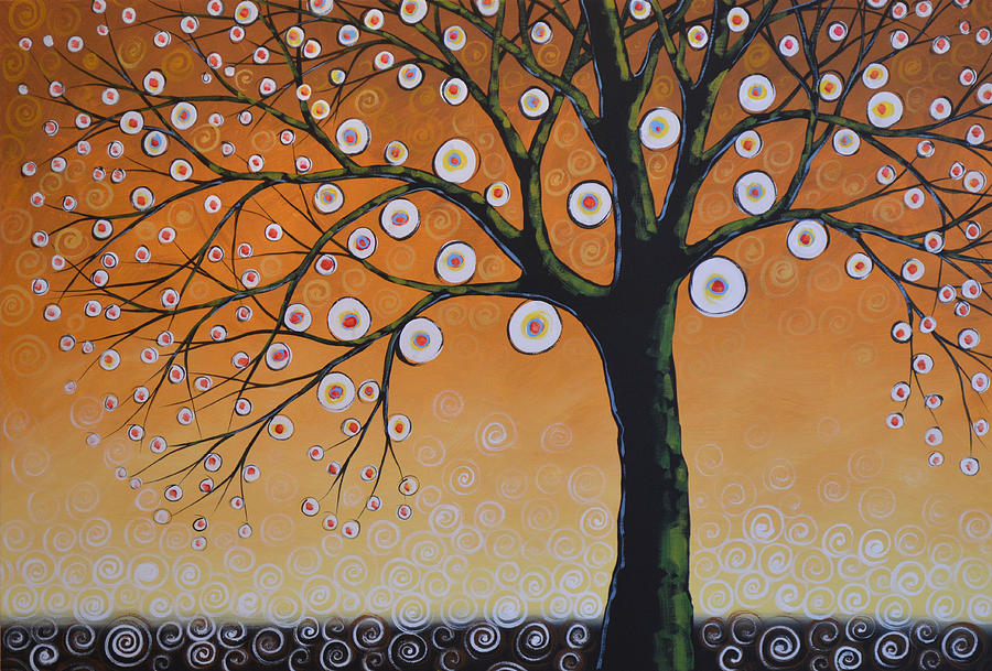 Feelings For Fall Painting by Amy Giacomelli