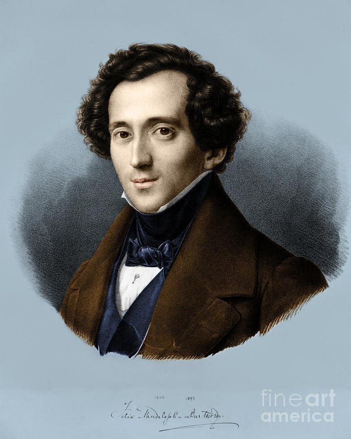 Felix Mendelssohn, German Composer Photograph by Omikron