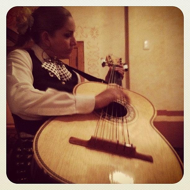 Female Mariachi Singer With Massive Photograph by Aida PK