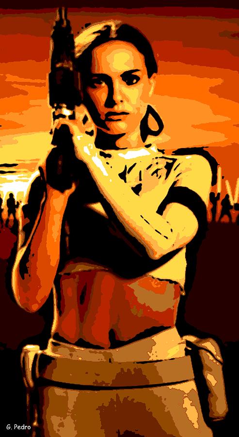 Female Warrior Photograph by George Pedro Female Warrior Photograph by George Pedro