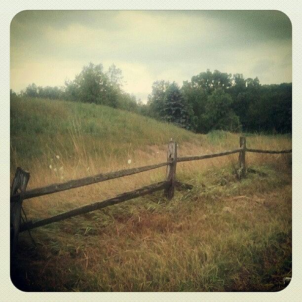 Grass Photograph - #fence #fenceline #country #countryside by Tracy Hager