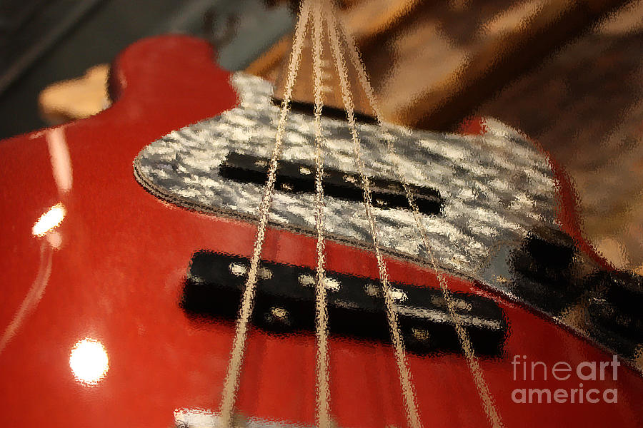 Bass Photograph - Fender Bass by David Bearden