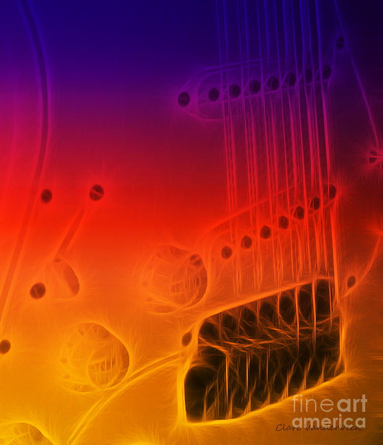 Fender Guitar Photograph by Clare VanderVeen