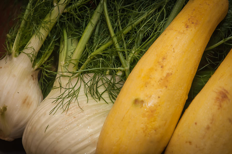 Fennel and Squash Photograph by Frank Mari