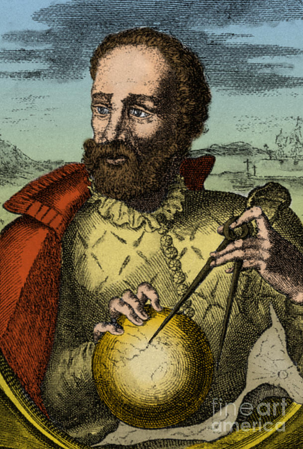 Ferdinand Magellan, Portuguese Explorer Photograph by Photo Researchers