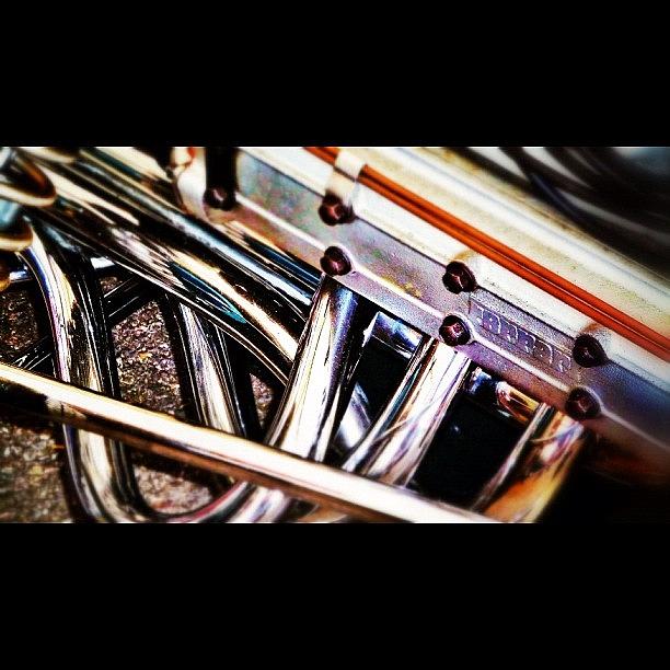 Car Photograph - Ferrari #ferrari #manifold #exhaust by Mark  Thornton