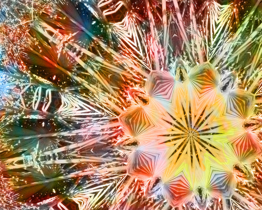 Ferris Kaleidoscope Digital Art by Frances Miller